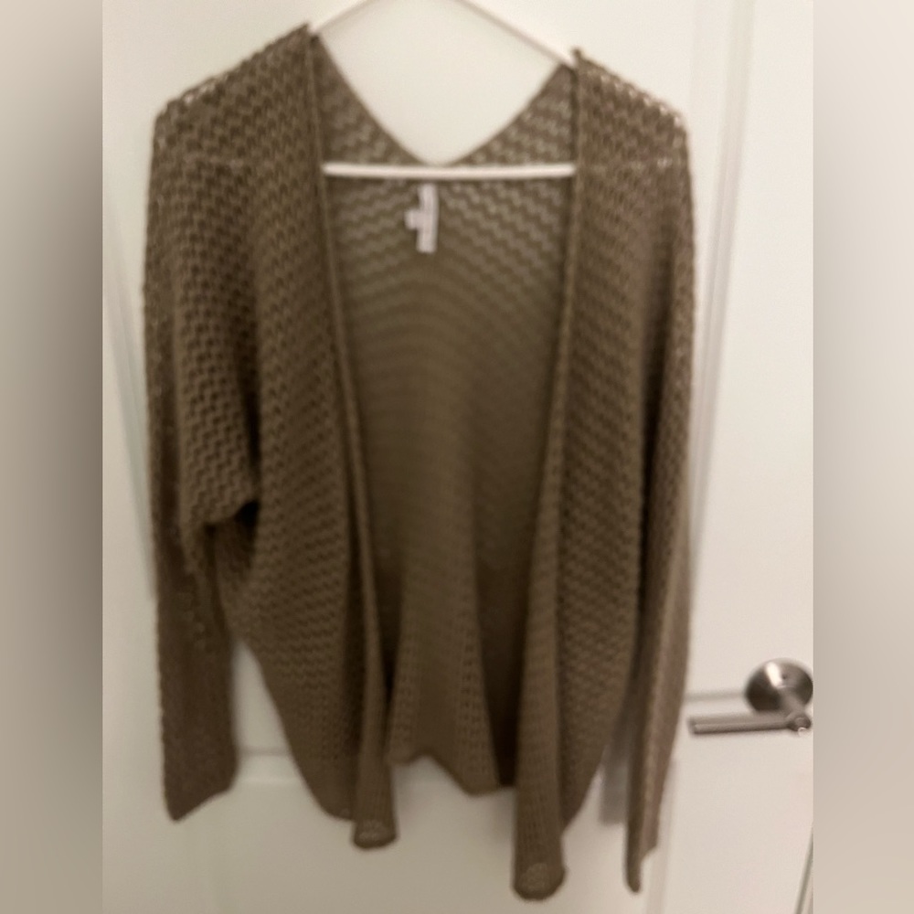 American Eagle Don’t Ask Why Open Cardigan